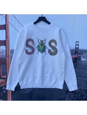 SZA SOS Grand National Tour 2025 Bugs Crewneck Sweatshirt Sz M Official Merch